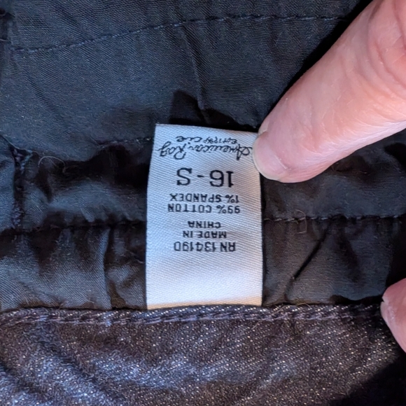 Women's American Rag wide leg jeans, 16S - Picture 5 of 12